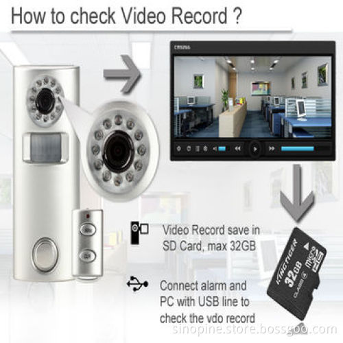 SP63C Wireless Solar Home Camera Alarm